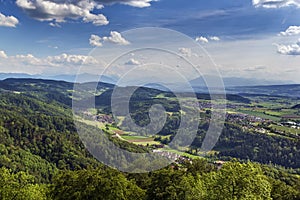 View from Uetliberg mountain, Zurich