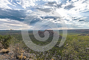 View from the Ugab Terraces into the Ugab River Valley, Namibia