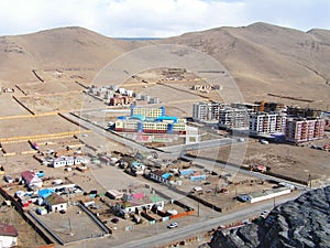 View of Ulan Batar, Mongolia photo