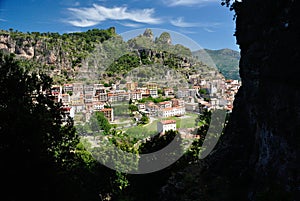 View of Ulassai town