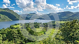 View of Ullswater Lake, Lake District, UK