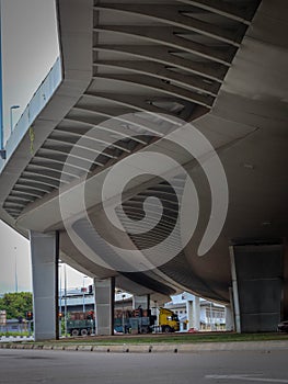 a view from under the flyover