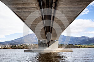 View underneath the Bowen Bridge