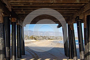 View Underneath Stearns Wharf