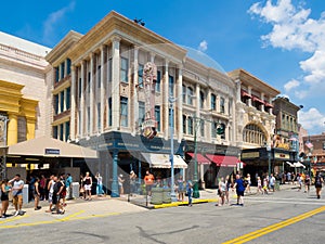 View of Universal Studios Florida theme park