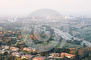 View of University City, from Mount Soledad in La Jolla, San Diego, California photo