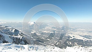 The View from Untersberg Mountain in Austria