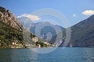 View up Lake Garda