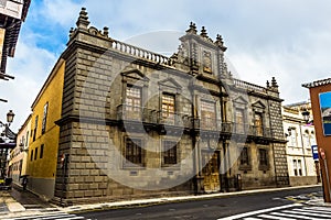 A view up the street from the Adelantado Square in San Christobal de La Laguna, Tenerife