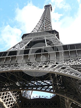 View up to the Eifel tower