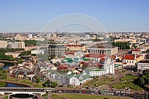 View at the Upper Town in Minsk