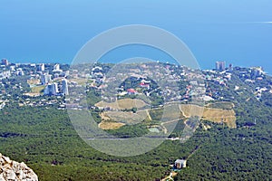 View urban-type settlement Koreiz
