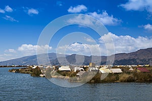 View of the Uros Islands