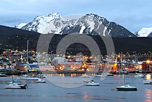 A view of Ushuaia, Tierra del Fuego