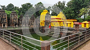 View at the Uttaresvara and Asta Shambhu Temples, Bhubaneswar, photo