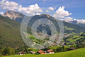 View of the Val Gardena