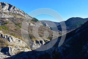 View of Val Rosandra or Glinscica valley photo