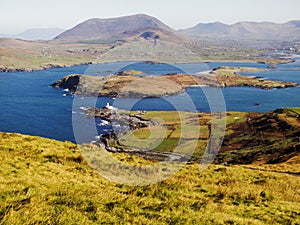 View from Valentia Island towards Cahersiveen