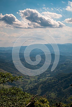 View of Valley in Campos do Jordao in Brazil