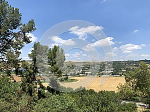 View of the Valley of Elah, where David defeated Goliath