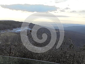 View through the valley