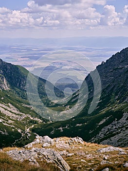 View of the valley, High Tatras, Slovakia