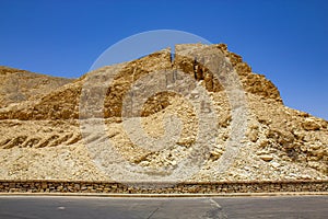 View of the Valley of the Kings in Luxor, Egypt