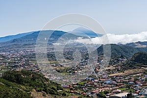 View of the valley, the old capital of the island of San Cristobal de La Laguna.
