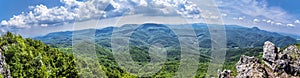 View from Vapenna - Rostun hill, Little Carpathians, Slovak