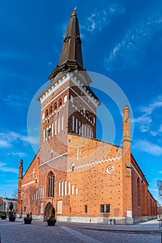 View of the Vasteras cathedral in Sweden