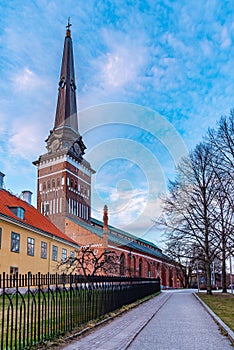 View of the Vasteras cathedral in Sweden