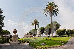 View at the Vatican Gardens