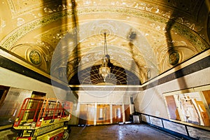 Vaulted Lobby - Abandoned Variety Theater - Cleveland, Ohio