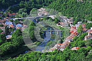 View of Veliko Tarnovo from Garga Bair hill