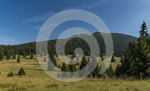 View in Velky Choc area in Slovakia mountains