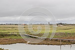 View of the Vendee countryside on an autumn day