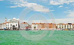 View on Venice city with Ospedale della Pieta