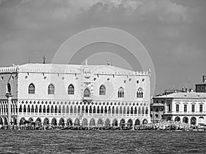 View of Venice from Grand Canal - Dodge Palace, Campanile on Piazza San Marco Saint Mark Square, Venice, Italy