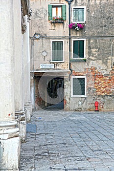 A view in Venice, Italy