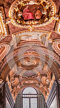 Interiors of the doges palace, Venice, Italy