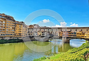 View of Venice, Italy. The Ponte Vecchio.