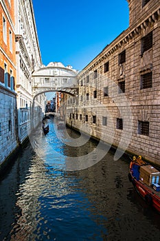 View of Venice waterways