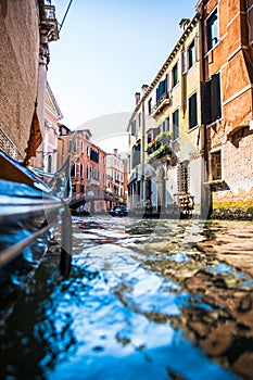 View of Venice waterways