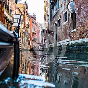 View of Venice waterways