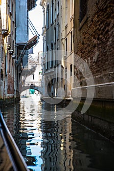 View of Venice waterways