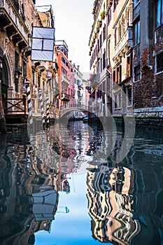 View of Venice waterways