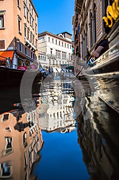 View of Venice waterways