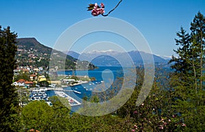 View of Verbania landscape