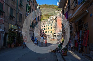 Vernazza, Cinque Terre, La Spezia province, Ligurian coast, Italy.