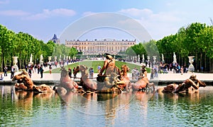 View on Versailles from the Garden